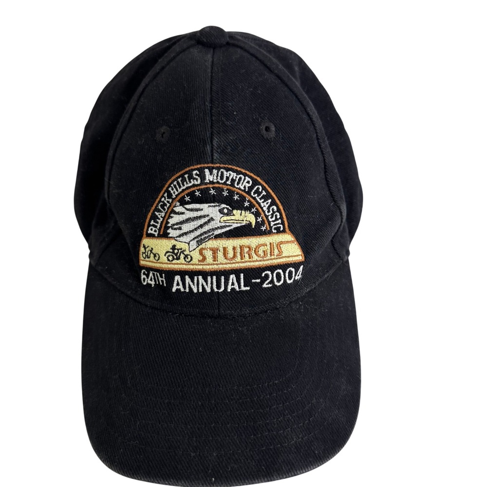 Black Hills Motor Classic Sturgis 64th Annual 2004 black snap back cap